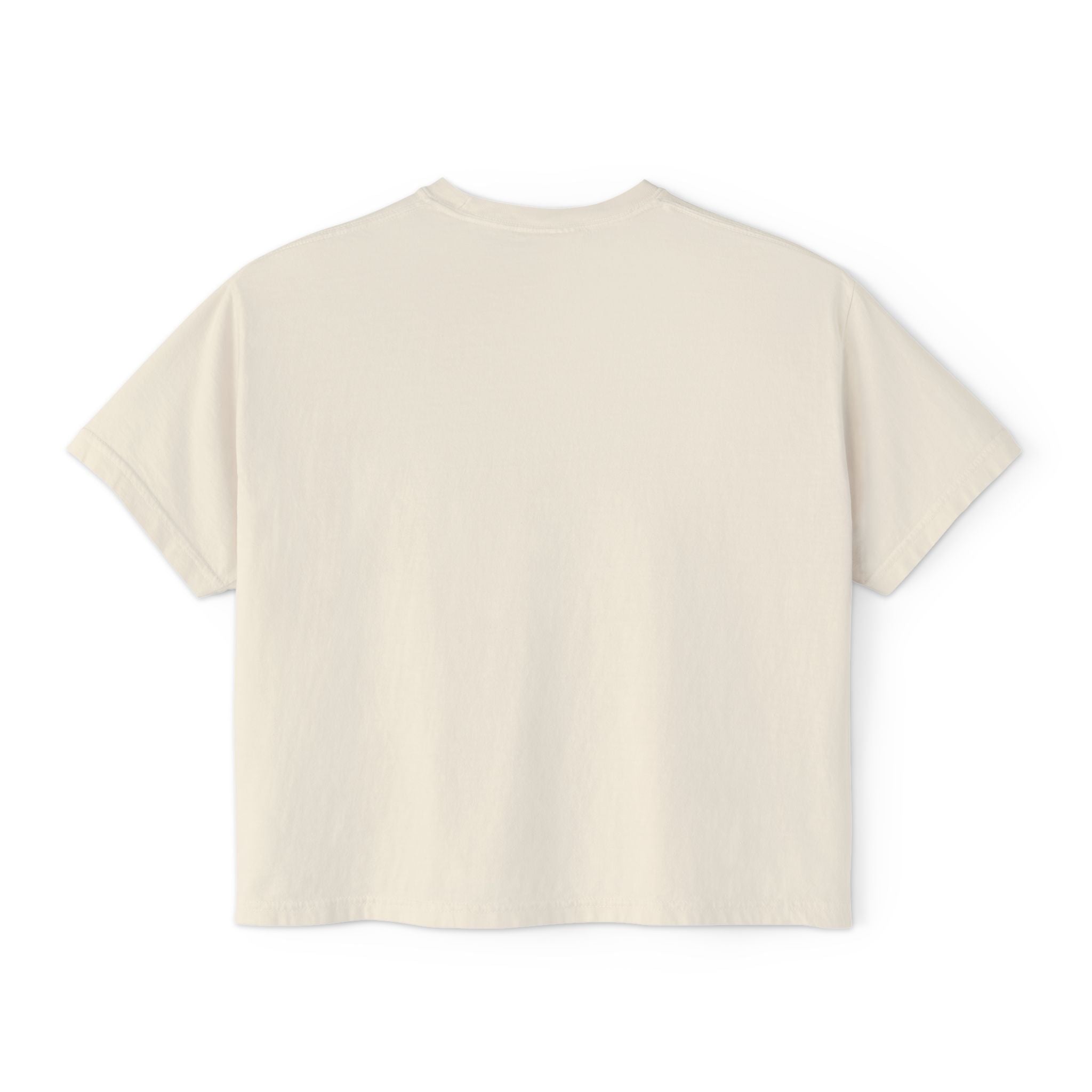 Boxy Tee — "Grass Is Greener Where It's Watered" Floral Graphic